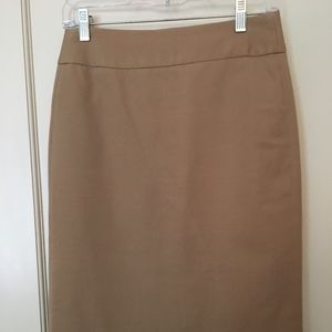 Banana Republic camel pencil skirt